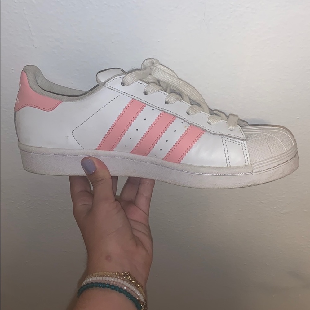 Women Pink Original Adidas Superstar